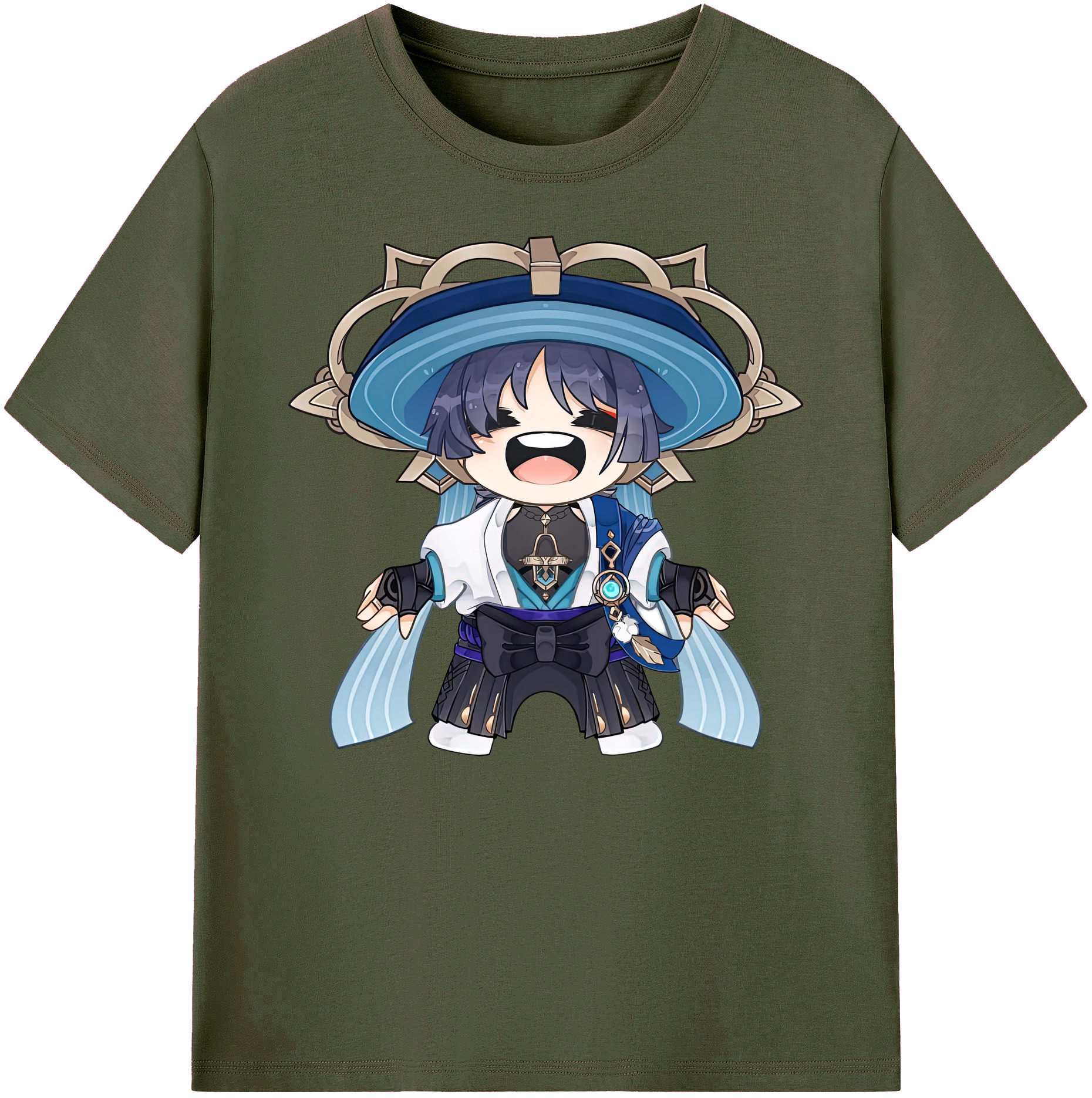 げんし神 さんペい genshin Sanpei 綿100％ メンズ半袖Tシャツ｜肌触りやわらか＆通気性